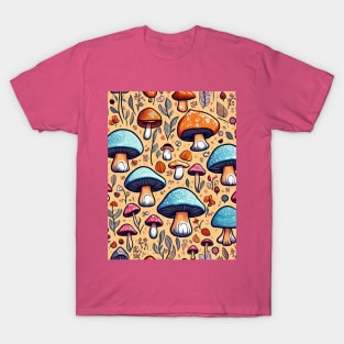 Yellow mushrooms T-Shirt